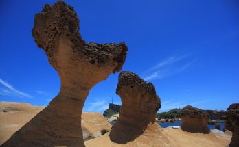 野柳地質公園比心石