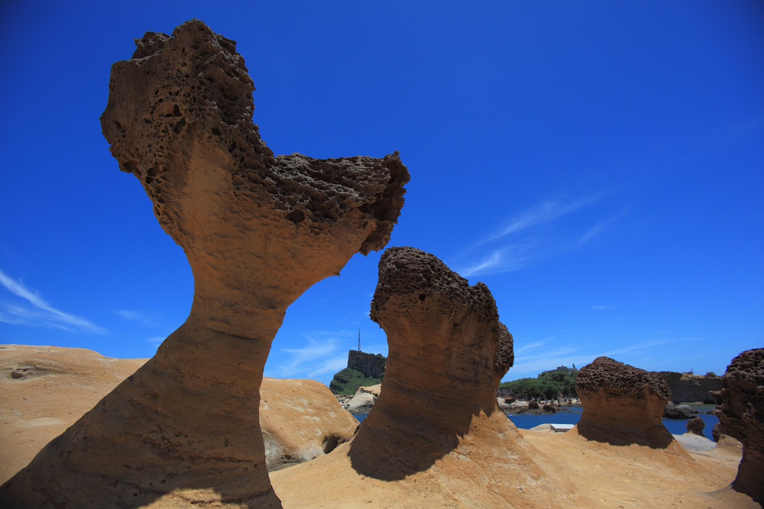野柳地質公園比心石